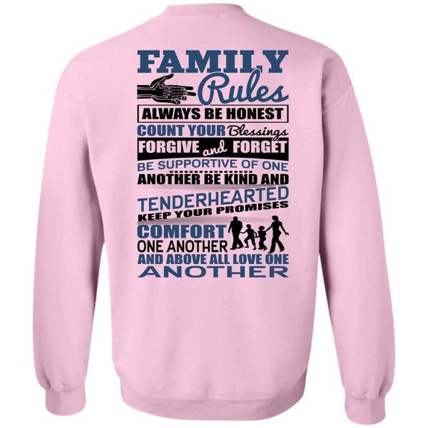 I Love Papa T Shirt, Family Rules Sweatshirt