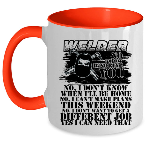 Awesome Gift For Welders Coffee Mug, Welder Accent Mug