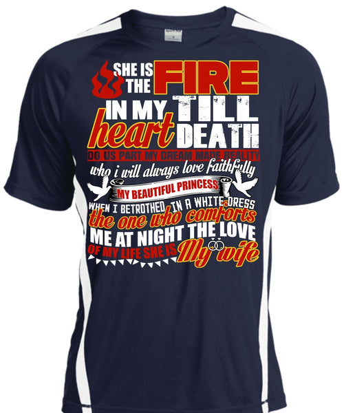 She Is The Fire T Shirt, She Is My Wife T Shirt, Cool Shirt