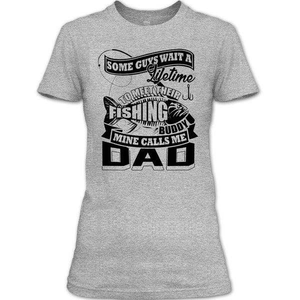 Their Fishing Buddy T Shirt, Coolest Fishing Dad T Shirt