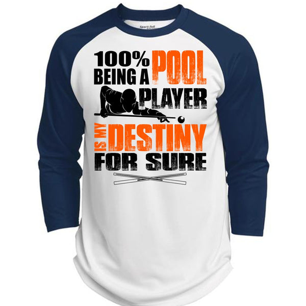 Being A Pool Player T Shirt, I Love Pool T Shirt, Awesome T-Shirts  (Polyester Game Baseball Jersey)