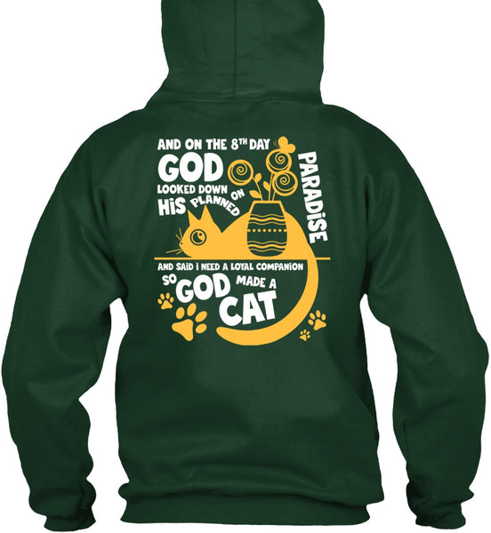 God Made A Cat T Shirt, His Planned On Paradise T Shirt