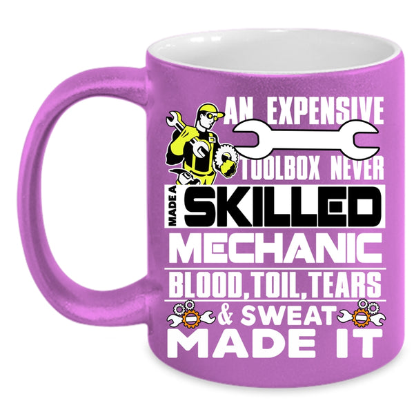 Never Made A Skilled Mechanic Coffee Mug, Cool Mechanics Coffee Cup