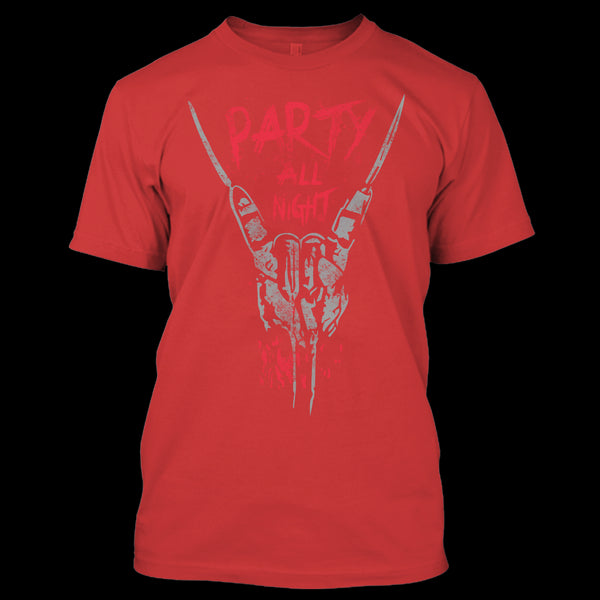 A black t-shirt with the shopify logo