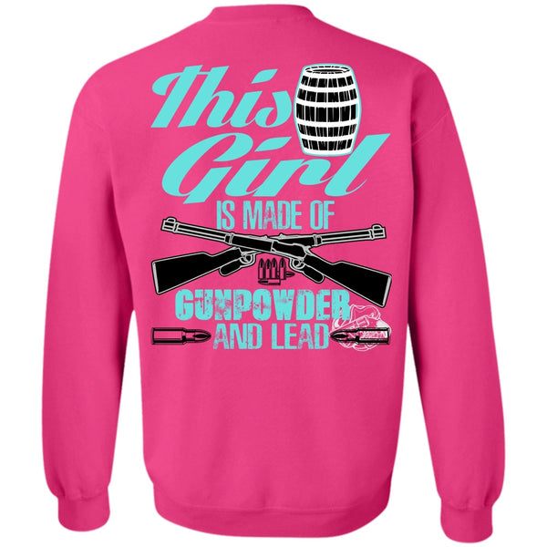 I Love Veteran T Shirt, This Girl Is Made Of Gunpowder Sweatshirt