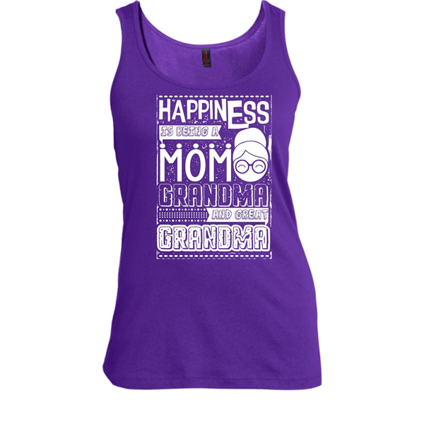 Happiness Is Being A Mom T Shirt, Grandma Tank Top