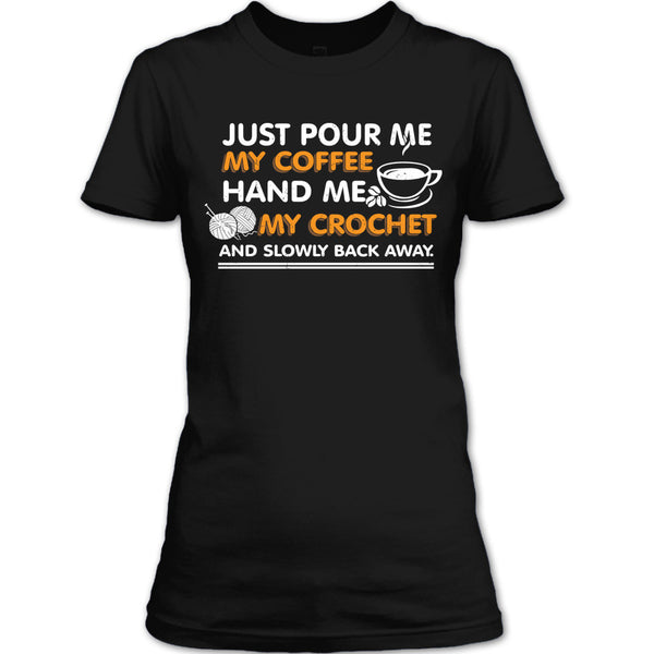 A black t-shirt with the shopify logo