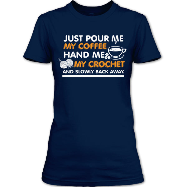 A black t-shirt with the shopify logo