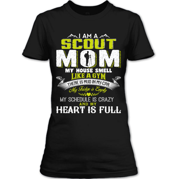 A black t-shirt with the shopify logo