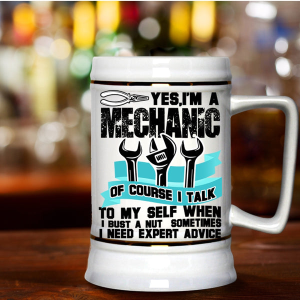 Best Gift For Mechanic Beer Stein 22oz, I'm A Mechanic Beer Mug