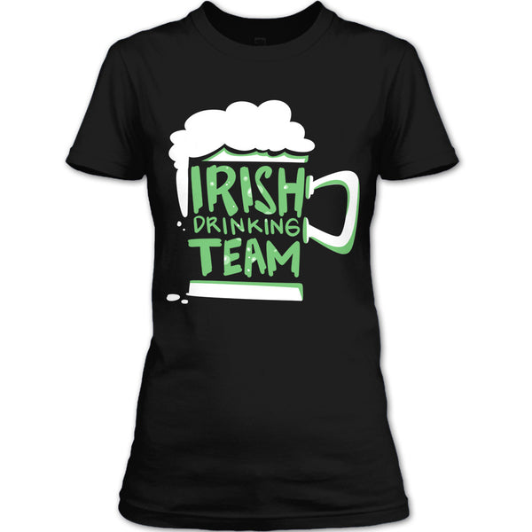 A black t-shirt with the shopify logo