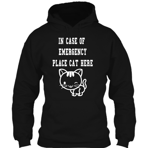 A black t-shirt with the shopify logo