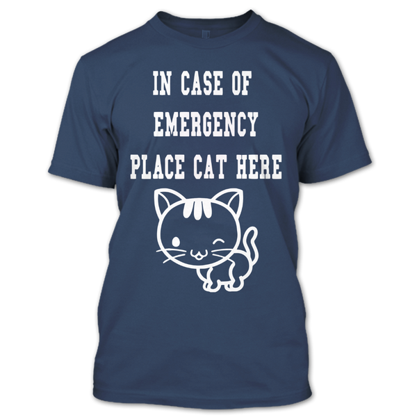 A black t-shirt with the shopify logo