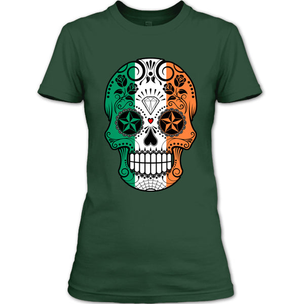 A black t-shirt with the shopify logo