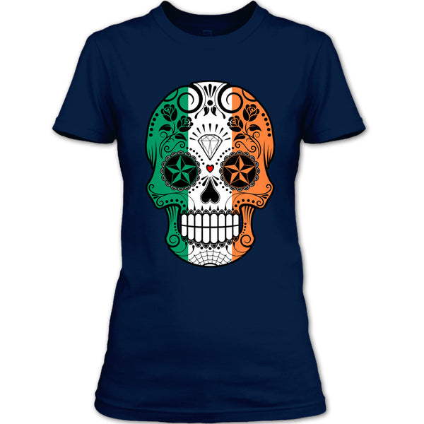 A black t-shirt with the shopify logo