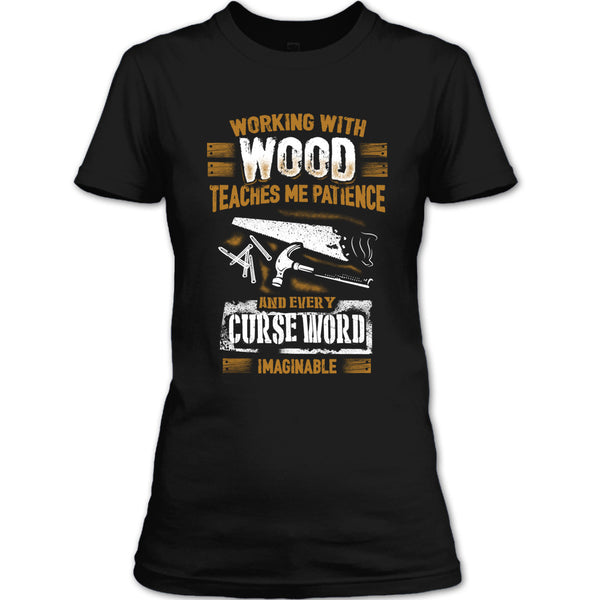 A black t-shirt with the shopify logo