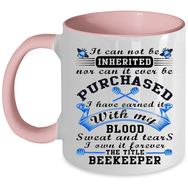 Best Beekeeper Coffee Mug, The Title Beekeeper Accent Mug