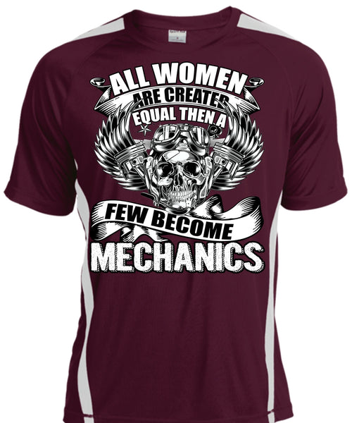 Few Become Mechanics T Shirt, Created Equal T Shirt, Cool Shirt