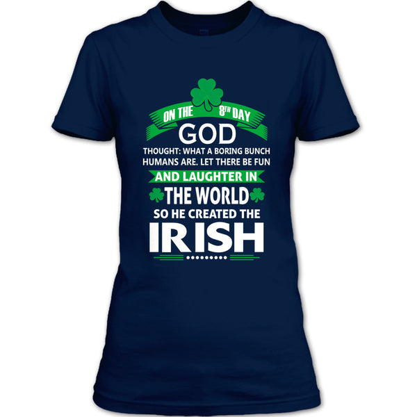 A black t-shirt with the shopify logo