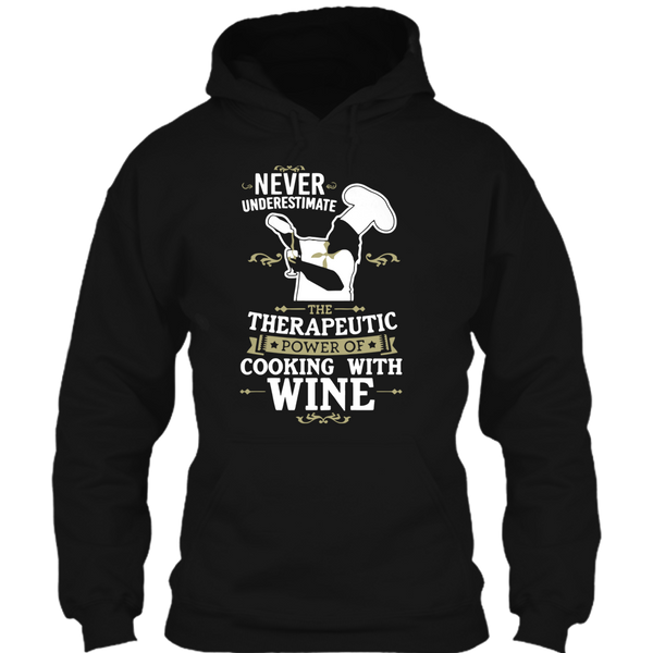 A black t-shirt with the shopify logo