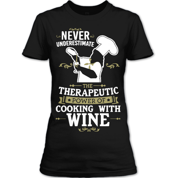 A black t-shirt with the shopify logo