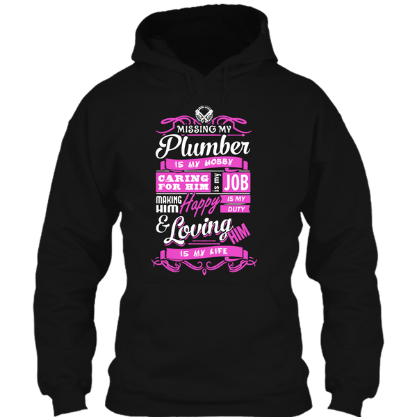 A black t-shirt with the shopify logo