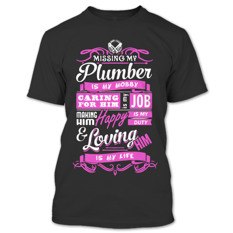 A black t-shirt with the shopify logo