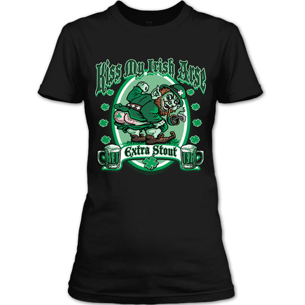 A black t-shirt with the shopify logo