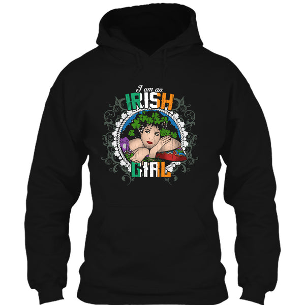 A black t-shirt with the shopify logo