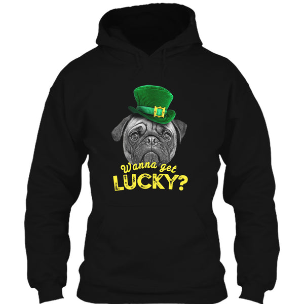 A black t-shirt with the shopify logo