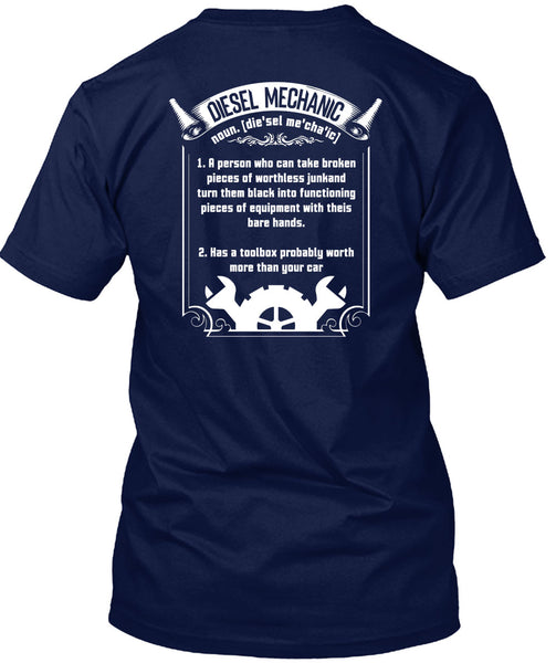 Being A Diesel Mechanic T Shirt, I Love My Life T Shirt
