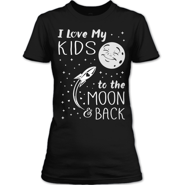 A black t-shirt with the shopify logo