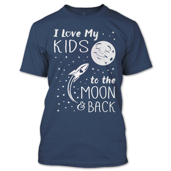 A black t-shirt with the shopify logo