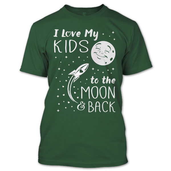 A black t-shirt with the shopify logo