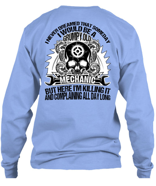 Grumpy Old Mechanic T Shirt, I Love Mechanic T Shirt