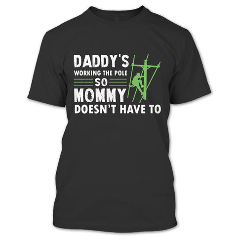 A black t-shirt with the shopify logo