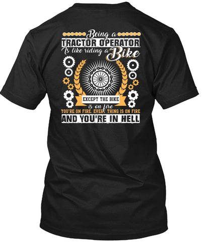 A black t-shirt with the shopify logo