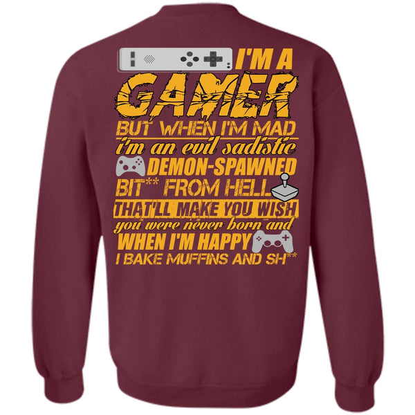 I'm Happy T Shirt, I Love Gaming Sweatshirt