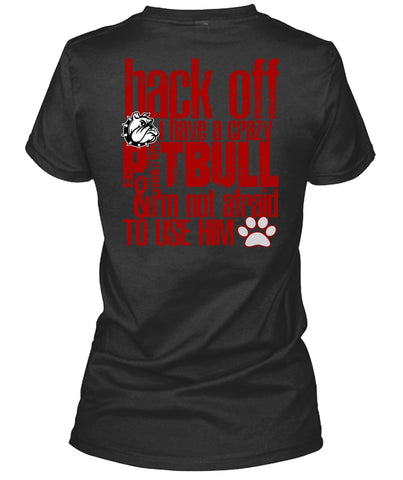 A black t-shirt with the shopify logo