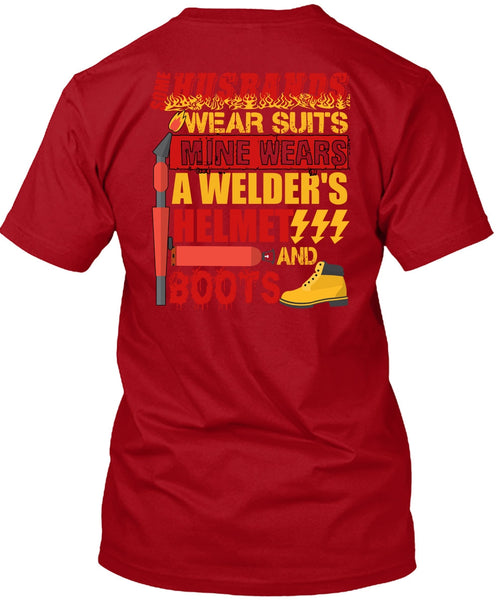 Some Husbands Wear Suits T Shirt, Being A Husband T Shirt