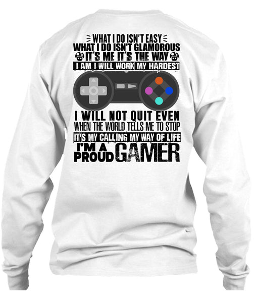 I'm A Proud Gamer T Shirt, I Love Gaming T Shirt