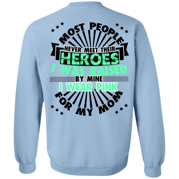 Being A Mom T Shirt, I Wear Pink For My Mom Sweatshirt