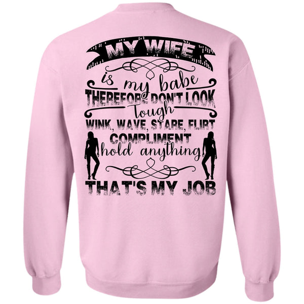 I Love Husband T Shirt, My Wife Is My Babe Sweatshirt