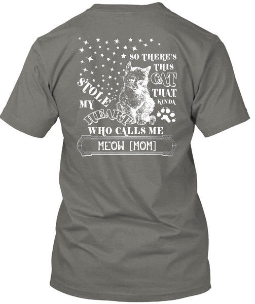 This Cat That Kinda Stole My Heart T Shirt, I Love Cats T Shirt