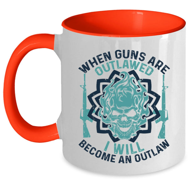 Funny Gift For Gunaholic Coffee Mug, Funny Gunner Accent Mug