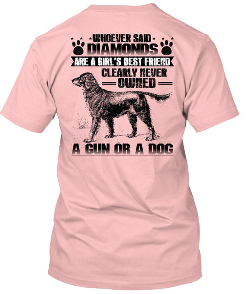 Never Owned A Gun Or A Dog T Shirt, I Love My Dog T Shirt