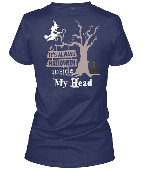 It's Always Halloween Inside My Head T Shirt, I Love You Pumpkin T Shirt