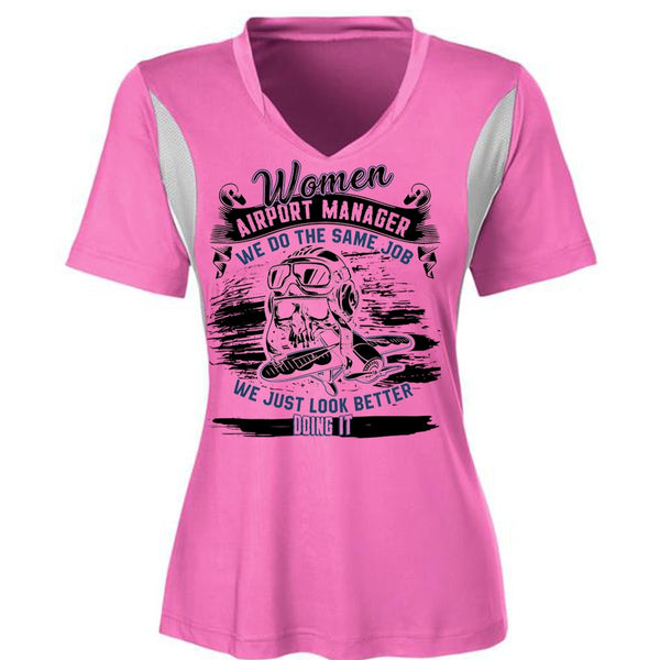 Women Aiport Manager T Shirt, I Love Manager T Shirt, Awesome T-Shirts