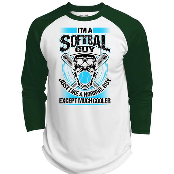 I'm A Softball Guy T Shirt, Being A Softball Coach T Shirt, Awesome T-Shirts  (Polyester Game Baseball Jersey)