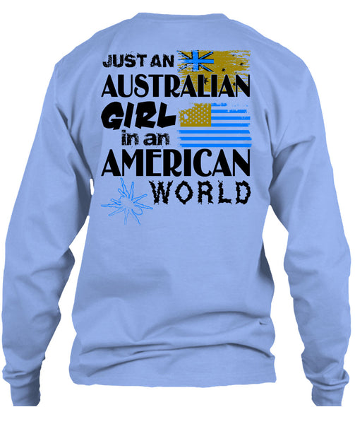 Just An Australian Girl In An American World T Shirt, Wait For Halloween T Shirt